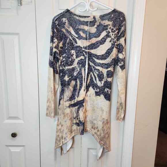 [L]‎ Temptation Italy Long-sleeve Long Top Large Avant Garde - Picture 6 of 6